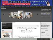 Tablet Screenshot of ddr-museum-pirna.de
